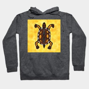 Turtle - Aboriginal Inspired Art Painting Hoodie